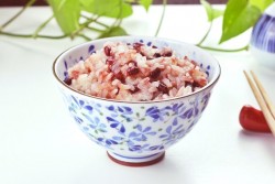 蒸红豆糯米饭(1)
