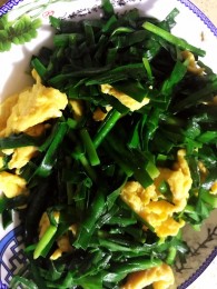 海红韭菜炒鸡蛋怎么做好吃 海红韭菜炒鸡蛋的做法,步骤