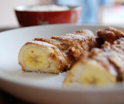 香蕉吐司卷——早餐系列的做法