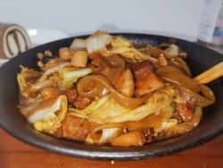 干锅猪肉白菜炖粉条