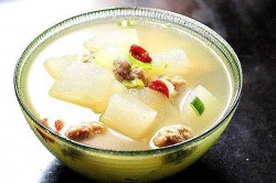 竹荪冬瓜丸子汤的做法