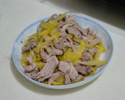 快手菜 —— 咸菜炒猪肉