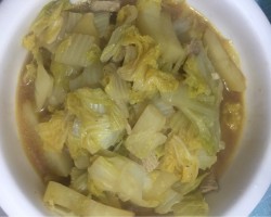 白菜炖土豆粉