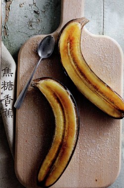 焦糖香蕉巧克力松饼的做法