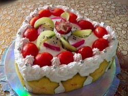 奶油水果生日蛋糕(1)