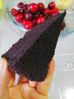 美食新势力黑米蒸蛋糕的做法