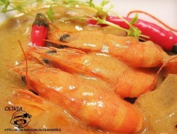 电锅美食 泰式咖喱虾