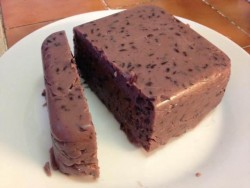 椰汁紫米糕的做法