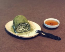 蜜豆抹茶毛巾卷(1)