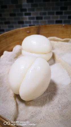 不放糖也很甜——熊猫酒酿米馒头的做法