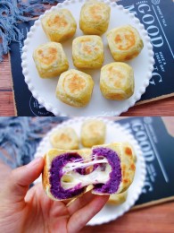 棉花糖紫薯仙豆糕网红美食我来做的做法