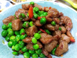 豌豆牛肉粒(1)