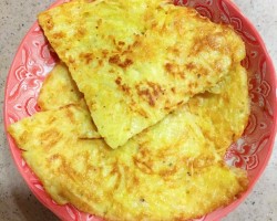 鸟巢太阳蛋～鸡蛋土豆丝饼