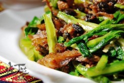 【粤菜】豆豉鲮鱼油麦菜