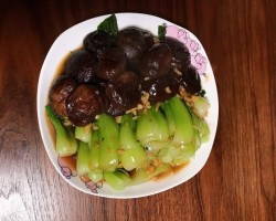 蚝油香菇菜心(1)