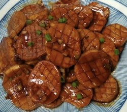 咖喱虾仁意面+香煎杏鲍菇