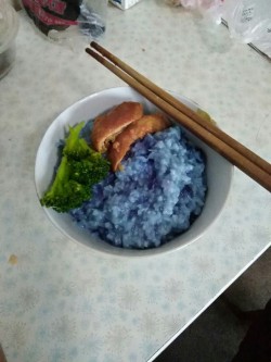 米粉紫甘蓝粥