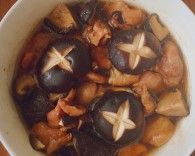 快手菜——香菇蒸鸡腿的做法